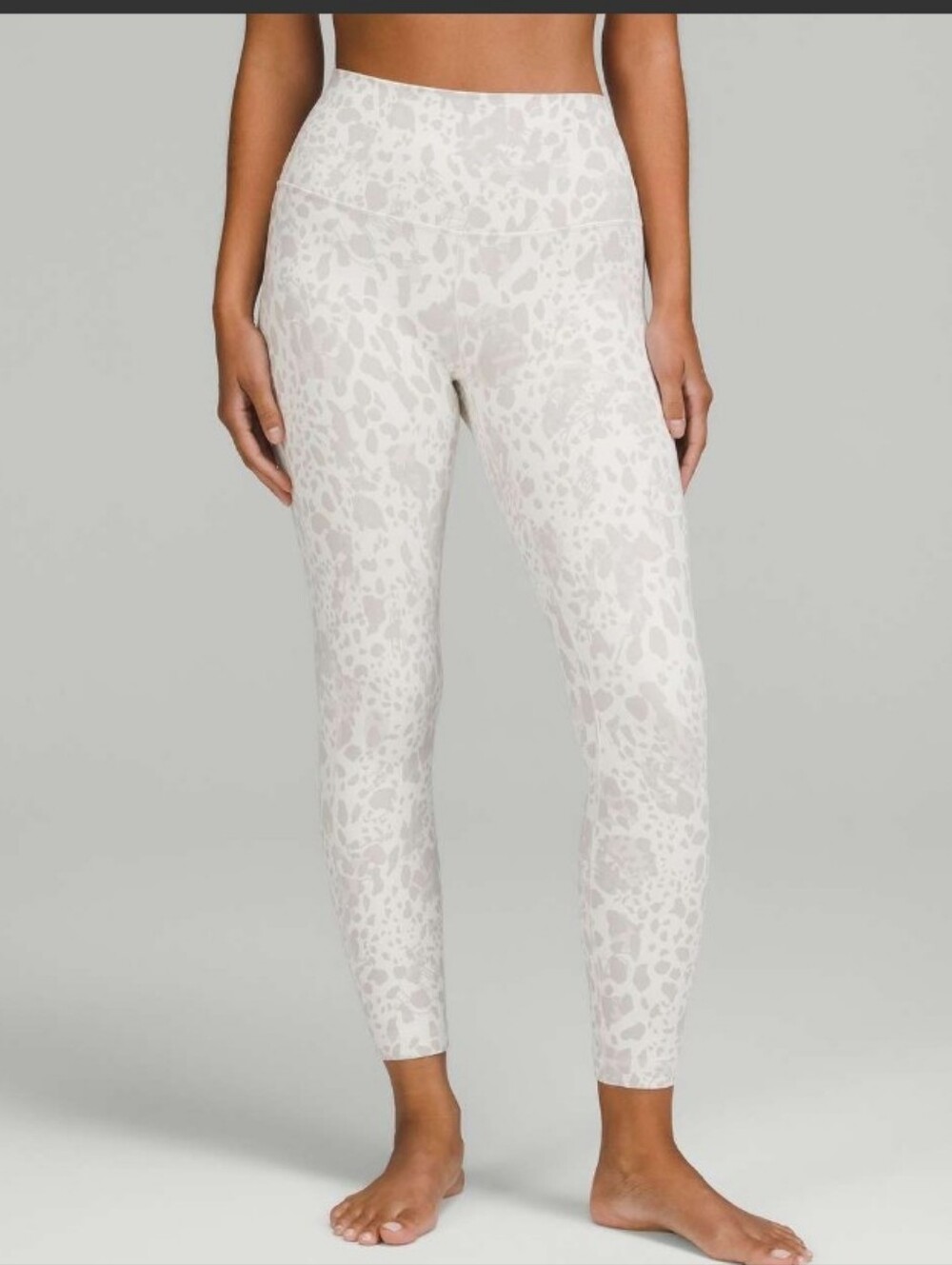 Lululemon Align High-Rise Pant 25"(Cheetah Camo Antique White Multi)